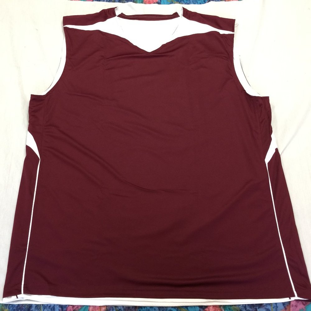 ๐ NWOT ALLESON MENS ATHLETIC SLEEVELES REVERSIBLE BASKETBALL SHIRT SIZE 3XL.๐ - Picture 4 of 5